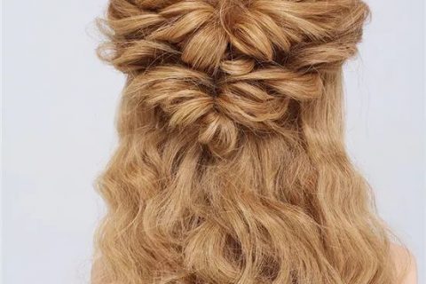 蓬松自然的空气感半扎发，你喜欢吗？